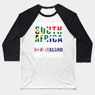 South Africa Sports Supporter New Zealand Joke Funny Baseball T-Shirt